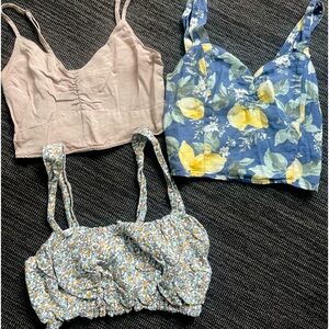 Abercrombie and Fitch Crop Tops- BUNDLE ✨